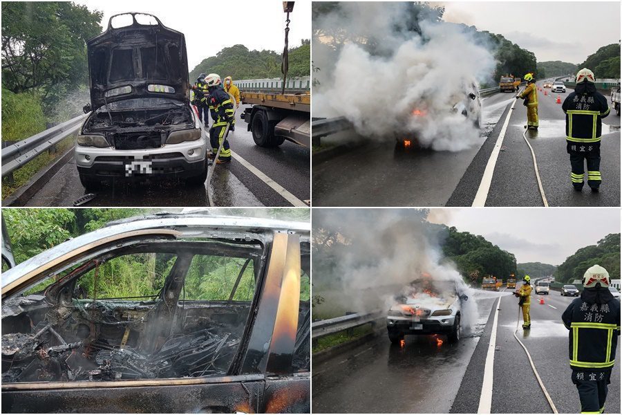 影音 國道3號梅山路段火燒車消防局迅速動員滅火 蕃新聞