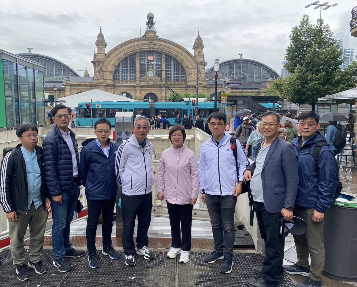 王惠美參訪德國城市輕軌及鐵路共構　推動軌道公共運輸永續交通發展