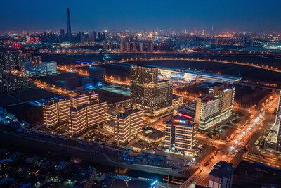 天津南站鵬瑞利國際健康商旅城 （夜景）