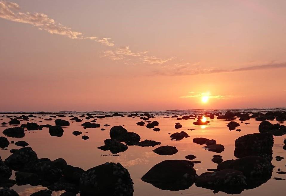 淡水「六塊厝漁港」內行人才知道的最美夕陽觀賞祕境